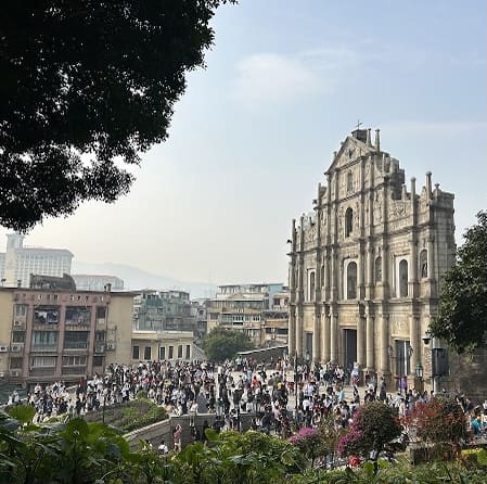 香港マカオ 聖ポール天主堂跡