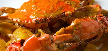 香港マカオ 蟹カレー