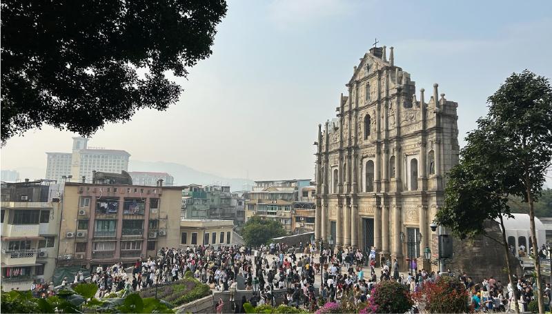 香港マカオ 聖ポール天主堂跡